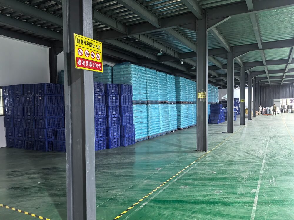 Organized factory storage